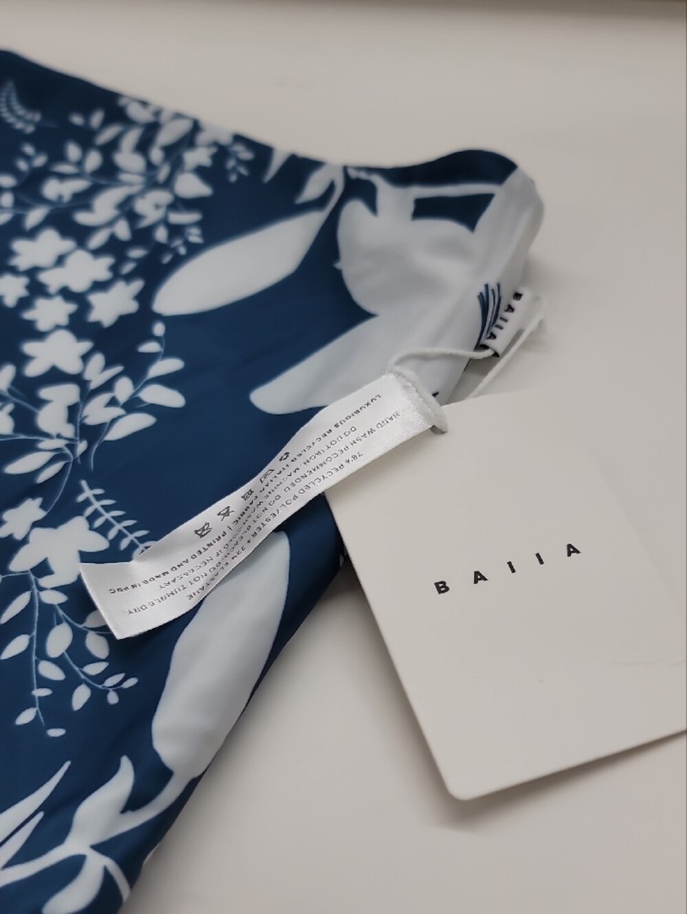 Baiia Nwt Tahiti Reversible High-Waisted Floral Bikini Bottom Size 12 - Picture 10 of 10